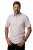 JP1880 Modern Fit Check Print Short Sleeve Shirt Grey - Πουκάμισα - Aνδρικά πουκαμισα μεγαλα μεγάλα μεγέθη