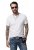 JP1880 726695 Μπλούζα Henley Λευκό - Μακό μπλουζάκια - Aνδρικά μπλουζεσ μεγάλα μεγέθη