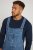 JP1880 Dungarees Denim Adjustable Straps Blue - Τζιν και παντελόνια - Aνδρικα τζιν παντελόνια μεγάλα μεγέθη