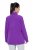 Ulla Popken 796970 Ελαφρύ μπουφάν fleece Σκούρο μωβ - Ρούχα φλις - 