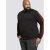 D555 Orlando Sweater Black - φούτερ/Φούτερ με κουκούλα - φούτερ/Φούτερ με κουκούλα ανδρικά μεγάλα μεγέθη 
