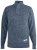 D555 Wilmington Zipper And Button Neck Sweater Blue - φούτερ/Φούτερ με κουκούλα - φούτερ/Φούτερ με κουκούλα ανδρικά μεγάλα μεγέθη 