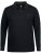JP1880 Jay-Pi QuickDry Long Sleeve Golf Polo Shirt Black - Αθλητικά ρούχα & Outdoor - Aθλητικα ρούχα μεγάλα μεγέθη ανδρικά