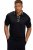 JP1880 Jay-Pi Golf Polo Shirt Black - Αθλητικά ρούχα & Outdoor - Aθλητικα ρούχα μεγάλα μεγέθη ανδρικά