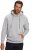 JAY-PI Hoodie with Soft Brushed Interior Grey - φούτερ/Φούτερ με κουκούλα - φούτερ/Φούτερ με κουκούλα ανδρικά μεγάλα μεγέθη 