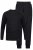 JP1880 Two-piece Pyjamas Long Sleeve and Long Trousers Black - Εσώρουχα/Μαγιό - Aνδρικά Εσώρουχα μεγάλα μεγέθη