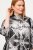 Ulla Popken 816673 Oversized ζακάρ σακάκι με μανίκι 3/4 Μαύρο - Μπλέιζερ - Σακάκια σε Μεγάλα Μεγέθη για Γυναίκες