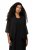 Ulla Popken 817211 Oversized σιφόν μπουφάν με γιακά σάλι Μαύρο - Μπουφάν - Γυναικεία μπουφάν μεγάλα μεγέθη
