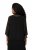 Ulla Popken 817211 Oversized σιφόν μπουφάν με γιακά σάλι Μαύρο - Μπουφάν - Γυναικεία μπουφάν μεγάλα μεγέθη