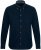 JP1880 Modern Fit Buttoned Collar Cotton Shirt Navy Blue - Πουκάμισα - Aνδρικά πουκαμισα μεγαλα μεγάλα μεγέθη