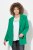 Ulla Popken 826487 Oversized σακάκι με τσέπες με καπάκι Σμαραγδί - Μπλέιζερ - Σακάκια σε Μεγάλα Μεγέθη για Γυναίκες