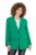 Ulla Popken 826487 Oversized σακάκι με τσέπες με καπάκι Σμαραγδί - Μπλέιζερ - Σακάκια σε Μεγάλα Μεγέθη για Γυναίκες