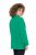 Ulla Popken 826487 Oversized σακάκι με τσέπες με καπάκι Σμαραγδί - Μπλέιζερ - Σακάκια σε Μεγάλα Μεγέθη για Γυναίκες