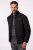 JP1880 Jacket Quilted Stand-up Collar Black - Μπουφάν - Aνδρικά μπουφαν μεγάλα μεγέθη
