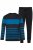 JP1880 Pyjamas Two-piece Long Sleeve with Stripes Blue - Εσώρουχα/Μαγιό - Aνδρικά Εσώρουχα μεγάλα μεγέθη