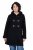 Ulla Popken 829347 Παλτό duffle Μαύρο - Παλτό - Γυναικεία Παλτό σε Μεγάλα Μεγέθη