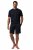 JP1880 829513 Πιτζάμα κοντό μοντέλο bellyfit Σκούρο μπλε TALL - TALL Εσώρουχα/Μαγιό - TALL Εσώρουχα & Μαγιό