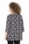 Ulla Popken Snowflake Print 3/4 Sleeve A-Line Tee Black - Τυπωμένα T-shirts για γυναίκες - 