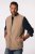 JP1880 834734 Γιλέκο canvas Σκούρο μπεζ - Μπουφάν - Aνδρικά μπουφαν μεγάλα μεγέθη