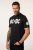 JP1880 AC/DC Classic Logo Band T-Shirt Black - Μακό μπλουζάκια - Aνδρικά μπλουζεσ μεγάλα μεγέθη