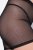Ulla Popken 836805 Πουά σορτς κατά του τριψίματος Μαύρο - Σορτς κατά του τριψίματος - 