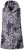 Ulla Popken 838435 Μακρύ καπιτονέ γιλέκο με στάμπα Μαύρο - Αμάνικα μπουφάν - 