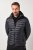 JAY-PI Lightly Quilted Jacket with a Hoodie Black - Μπουφάν - Aνδρικά μπουφαν μεγάλα μεγέθη