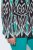 Ulla Popken 839961 Σακάκι με σχέδιο από μείγμα λινού Μαύρο - Μπλέιζερ - Σακάκια σε Μεγάλα Μεγέθη για Γυναίκες