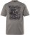 JP1880 Beer King Design Vintage Looking T-Shirt Gray - Μακό μπλουζάκια - Aνδρικά μπλουζεσ μεγάλα μεγέθη
