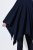 Ulla Popken 841117 Πλεκτό oversized πόντσο με στρας Σκούρο μπλε - Πόντσο και κάπες - 