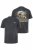 JP1880 T-Shirt Short Sleeve Back Print Vintage Black - Μακό μπλουζάκια - Aνδρικά μπλουζεσ μεγάλα μεγέθη