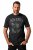 JP1880 T-Shirt Short Sleeve Chest Print Black - Μακό μπλουζάκια - Aνδρικά μπλουζεσ μεγάλα μεγέθη