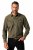 JP1880 Denim Shirt Long Sleeve Olive Green - Πουκάμισα - Aνδρικά πουκαμισα μεγαλα μεγάλα μεγέθη