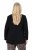 Ulla Popken 845336 Oversized ελαστικό σακάκι με δύο κουμπιά Μαύρο - Μπλέιζερ - Σακάκια σε Μεγάλα Μεγέθη για Γυναίκες