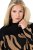 Ulla Popken 845378 Πλεκτό φόρεμα με animal print Μπεζ - Βραδινά φορέματα - Βραδινά φορέματα σε μεγάλα μεγέθη