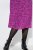 Ulla Popken 845825 Φλοράλ μίντι φόρεμα με V λαιμόκοψη Λιλά - Μίντι φορέματα - Γυναικεία Midi Φορέματα σε Μεγάλα Μεγέθη