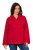 Ulla Popken 846021 Παλτό fleece Κόκκινο - Παλτό - Γυναικεία Παλτό σε Μεγάλα Μεγέθη