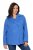 Ulla Popken 846021 Παλτό fleece Μπλε - Παλτό - Γυναικεία Παλτό σε Μεγάλα Μεγέθη