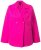 Ulla Popken 846021 Παλτό fleece Ροζ - Παλτό - Γυναικεία Παλτό σε Μεγάλα Μεγέθη