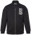 STHUGE 847083 Μπουφάν varsity από ύφασμα scuba Μαύρο - Μπουφάν - Aνδρικά μπουφαν μεγάλα μεγέθη