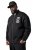 STHUGE 847083 Μπουφάν varsity από ύφασμα scuba Μαύρο - Μπουφάν - Aνδρικά μπουφαν μεγάλα μεγέθη