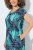 Ulla Popken 848696 Εμπριμέ φόρεμα Σκούρο μπλε - Καλοκαιρινά φορέματα - Γυναικεία Καλοκαιρινά Φορέματα Plus Size