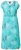 Ulla Popken 848696 Εμπριμέ μίντι φόρεμα με V λαιμόκοψη Τιρκουάζ - Μίντι φορέματα - Γυναικεία Midi Φορέματα σε Μεγάλα Μεγέθη