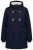 Ulla Popken 849619 Αδιάβροχο μπουφάν HYPRAR με επένδυση teddy Σκούρο μπλε - Μπουφάν - Γυναικεία μπουφάν μεγάλα μεγέθη