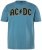 JP1880 849790 AC/DC Classic Logo Μπλουζάκι Τιρκουάζ μπλε - Μπλουζάκια συγκροτημάτων - Μπλουζάκια Band T-shirts