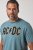 JP1880 849790 AC/DC Classic Logo Μπλουζάκι Τιρκουάζ μπλε - Μπλουζάκια συγκροτημάτων - Μπλουζάκια Band T-shirts