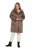 Ulla Popken 850251 Παλτό teddy Ανοιχτό καφέ - Παλτό - Γυναικεία Παλτό σε Μεγάλα Μεγέθη