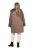 Ulla Popken 850251 Παλτό teddy Ανοιχτό καφέ - Παλτό - Γυναικεία Παλτό σε Μεγάλα Μεγέθη