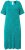 Ulla Popken 850344 Εμπριμέ φόρεμα t-shirt Τιρκουάζ - Μίντι φορέματα - Γυναικεία Midi Φορέματα σε Μεγάλα Μεγέθη