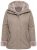 Ulla Popken 850509 Μπουφάν από συνθετική γούνα Taupe - Μπουφάν - Γυναικεία μπουφάν μεγάλα μεγέθη